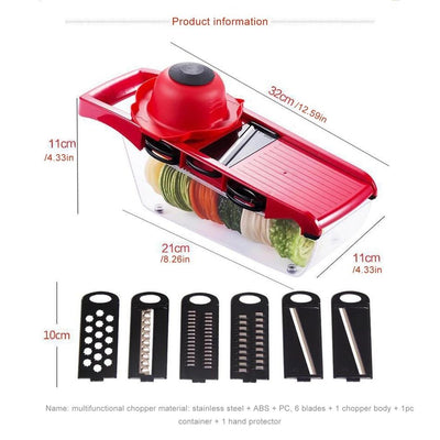 Heaven Hills 6 In 1 Multifunctional Vegetable Cutter Heaven Hills 