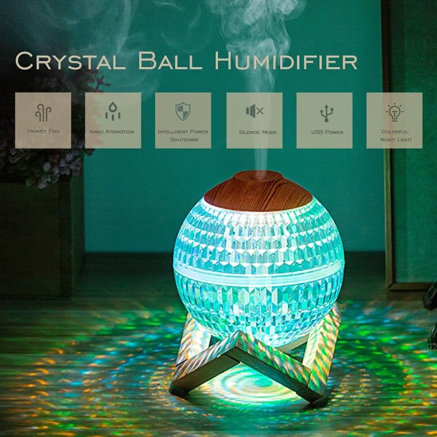 Heaven Hills HH-COLORFUL CRYSTAL BALL HUMIDIFIER DIFFUSER Heaven Hills 