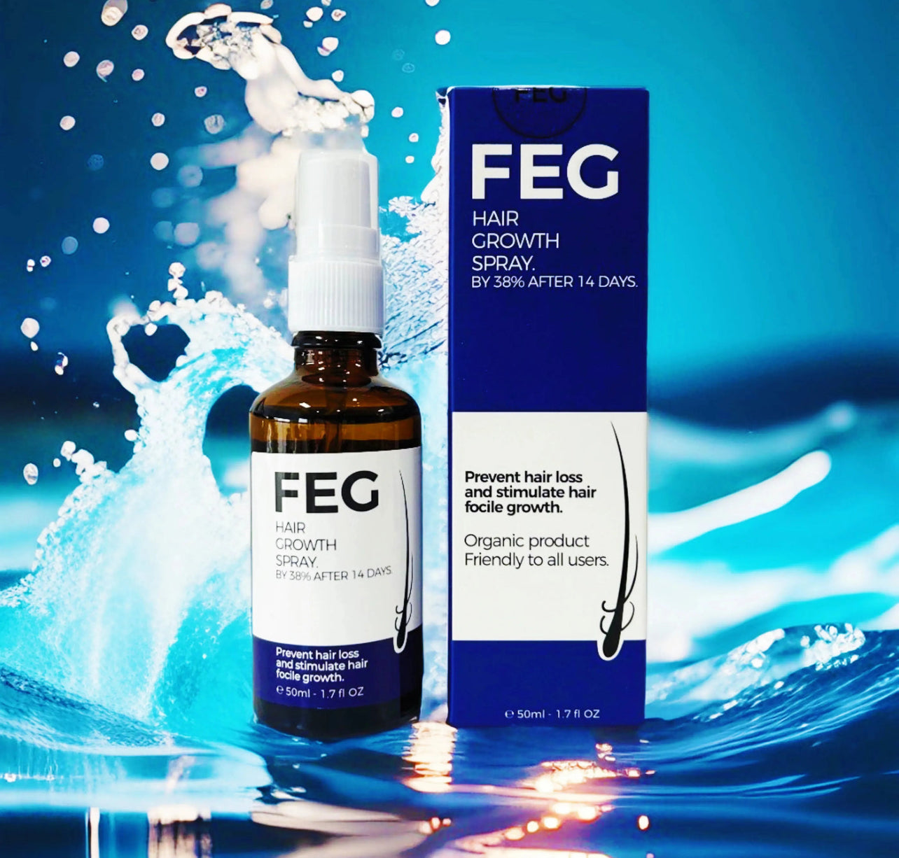 FEG Hair Growth Spray ( Made in USA )