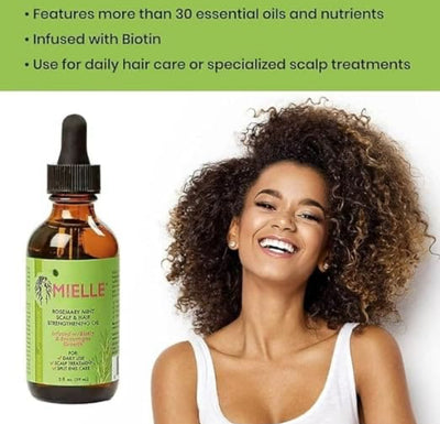 Mielle Rosemary Mint Scalp & Hair Strengthening Oil