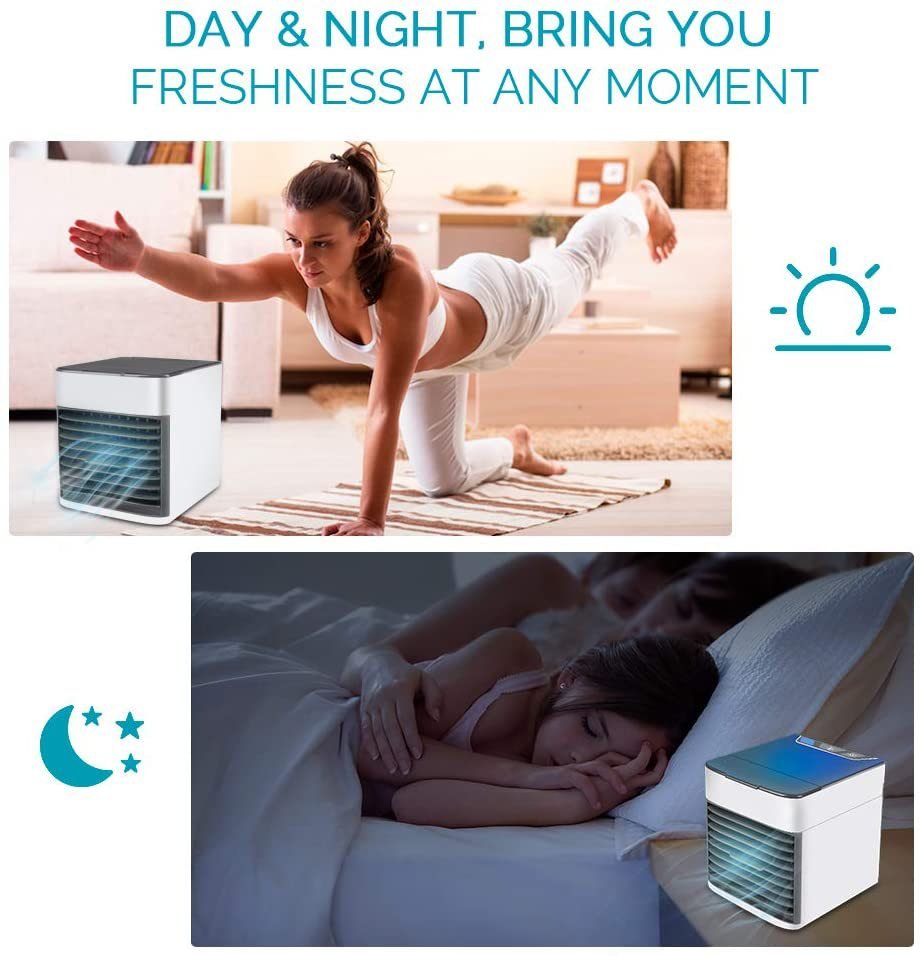 Heaven Hills Portable Air Conditioner Fan, LED Lamp, Humidifier and Purifier 4 in 1 Heaven Hills 